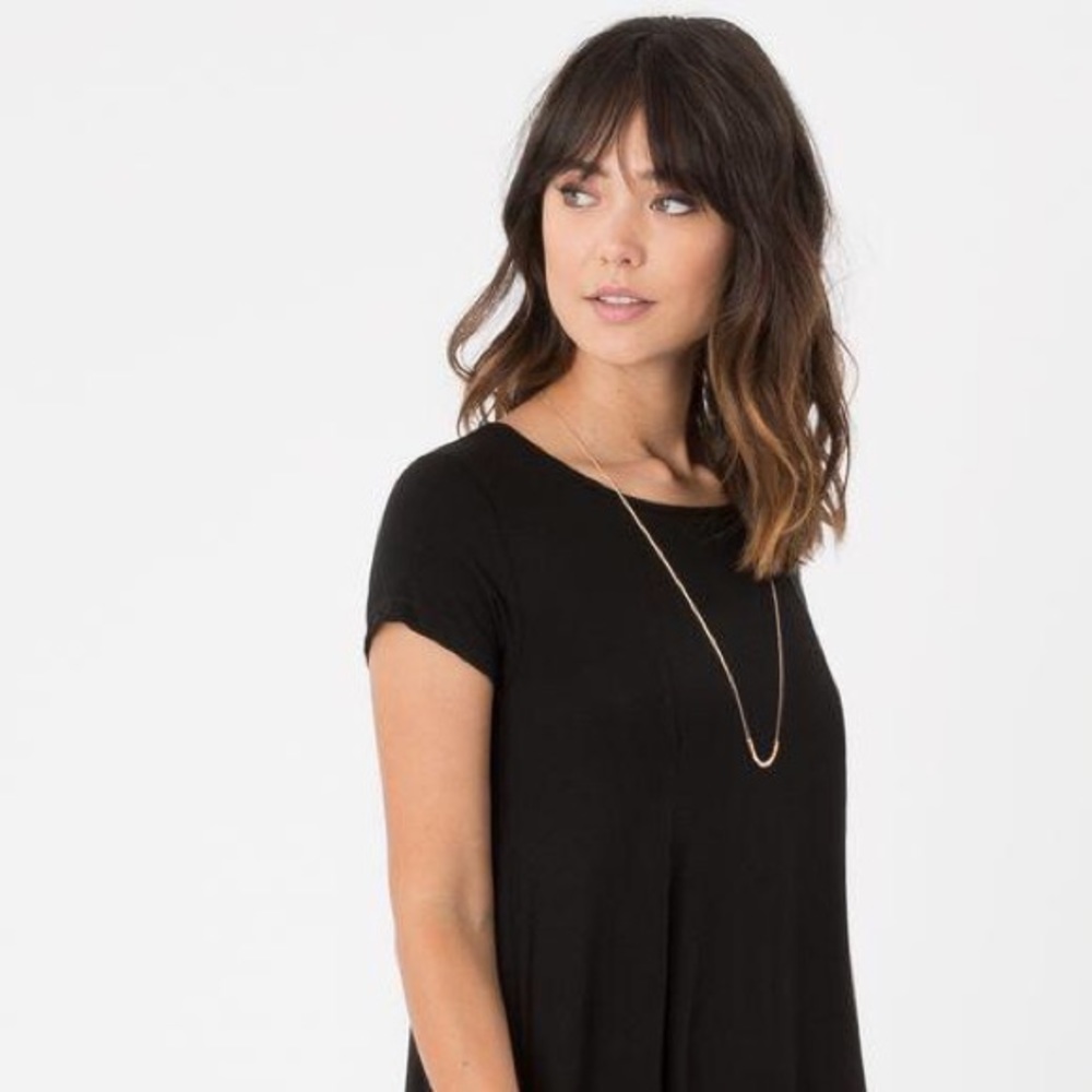 Z supply black t-shirt dress